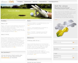Screenshot Website idbase.de