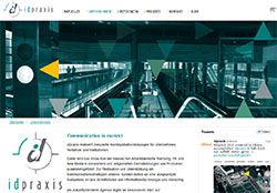 Screenshot Website idpraxis.de